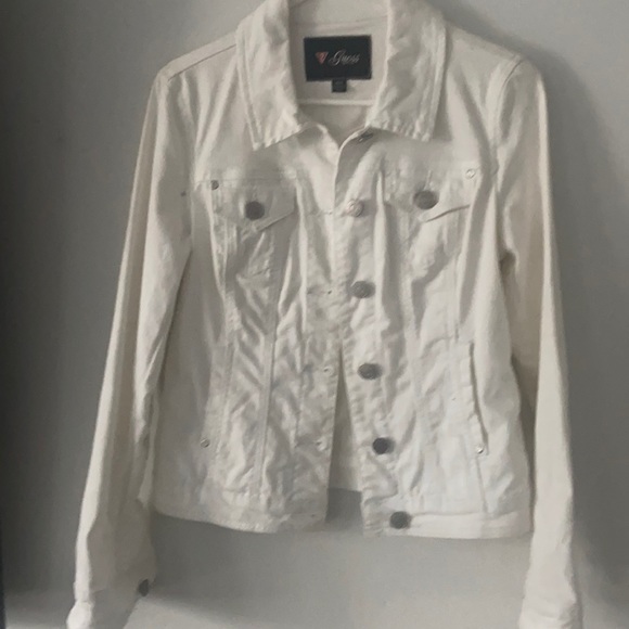 White jean jacket in excellent condition - Picture 1 of 3